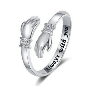 Hug Ring with name
