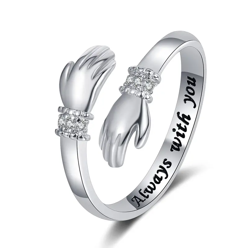 Hug Ring with name