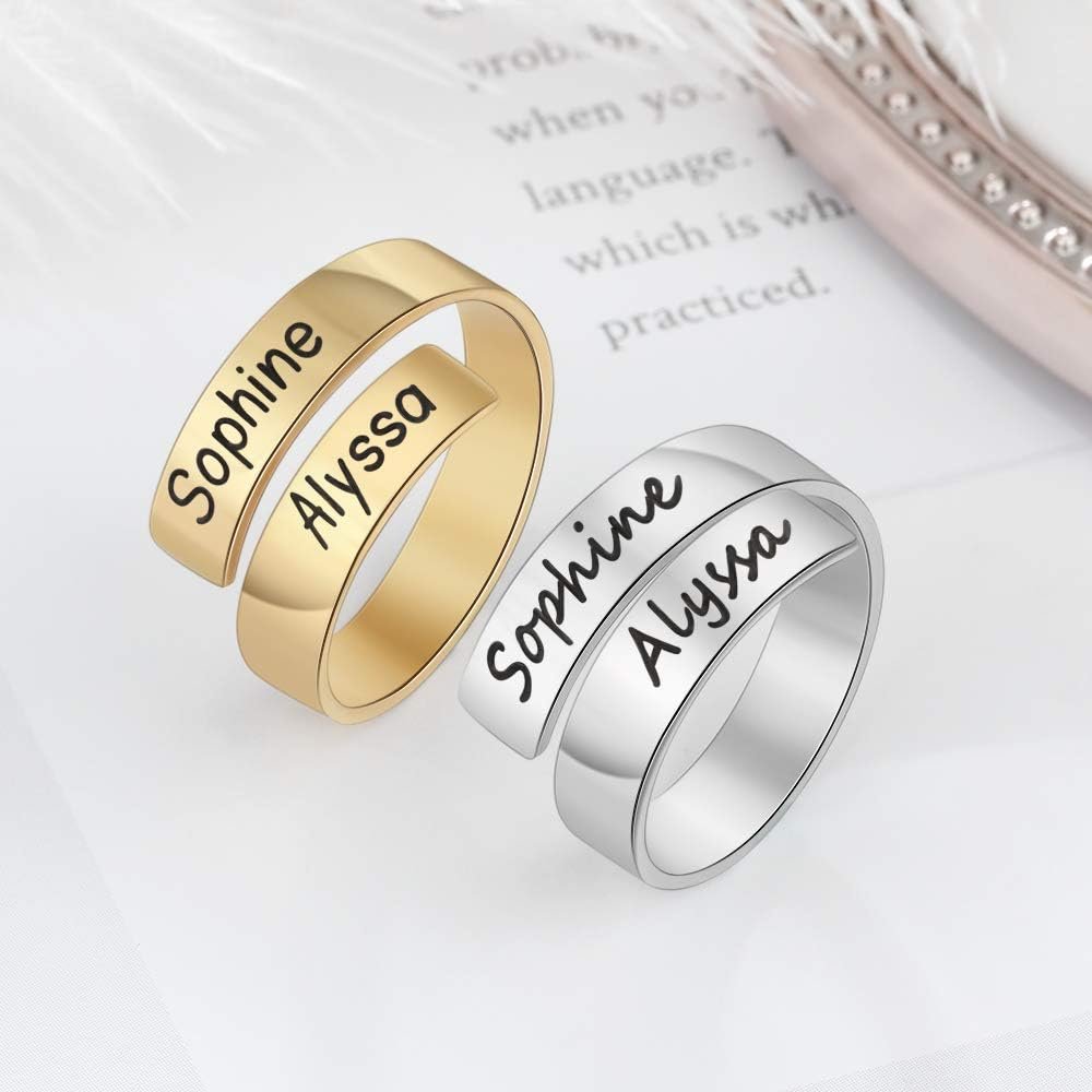 Couple Rings With Name - Image 4