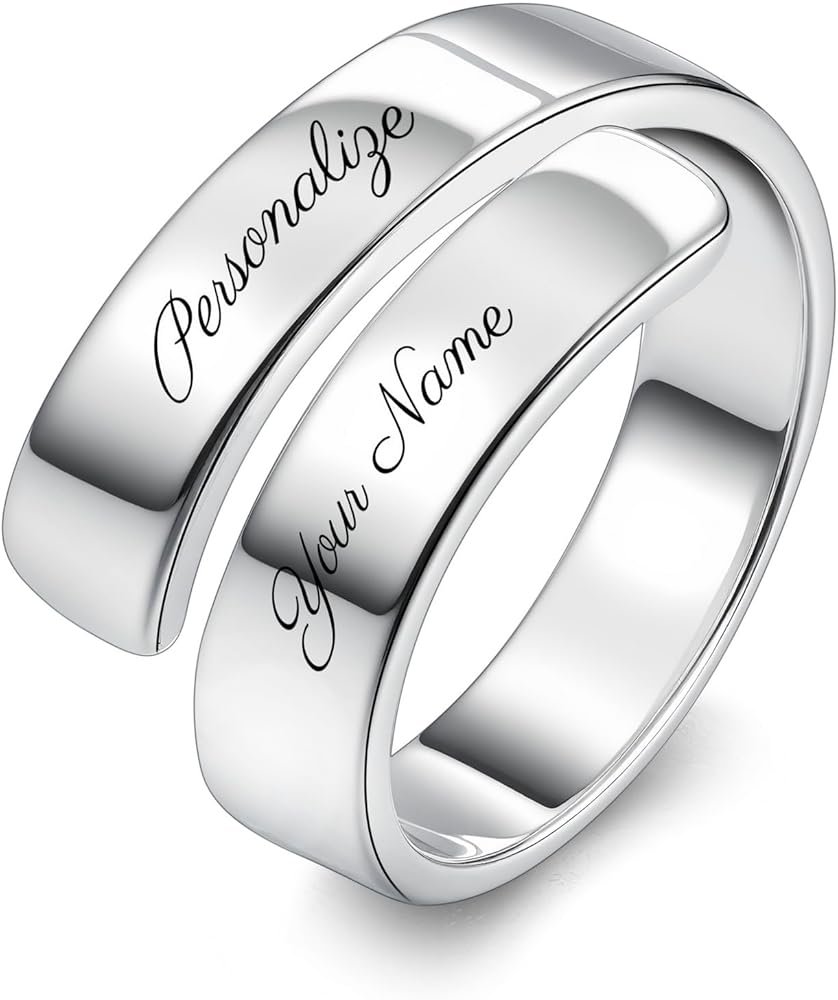 Couple Rings With Name - Image 5